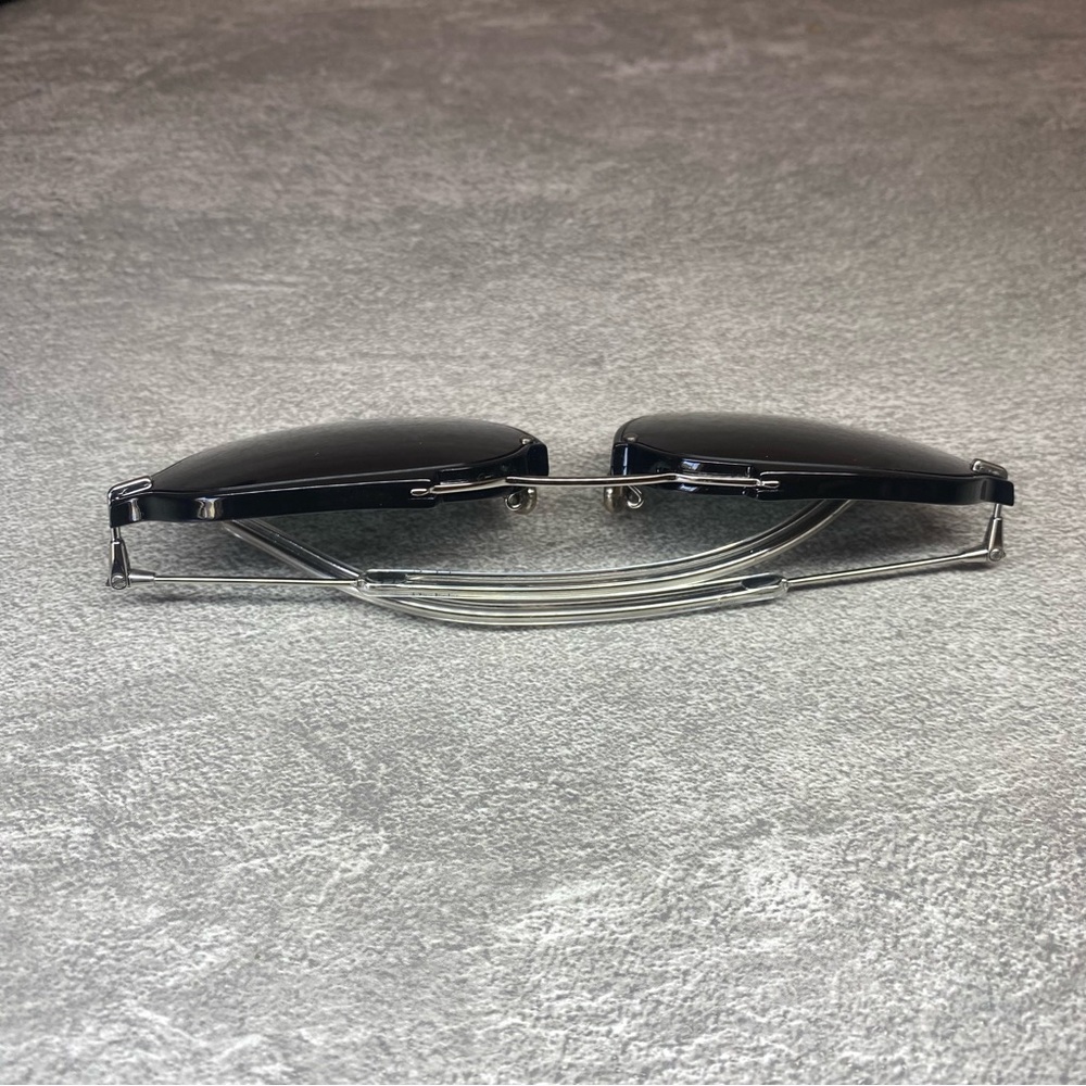 Christian Dior Eclat Women’s Round Sunglasses Black Silver RMGP9 Italy 60-13 135 - Picture 4 of 13